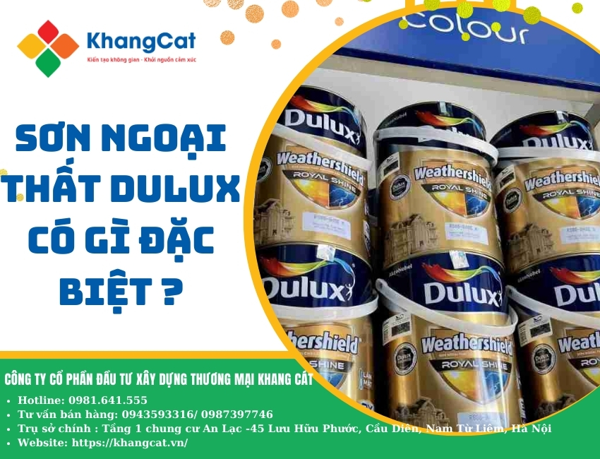 Sơn ngoại thất Dulux có gì đặc biệt so với các thương hiệu khác?